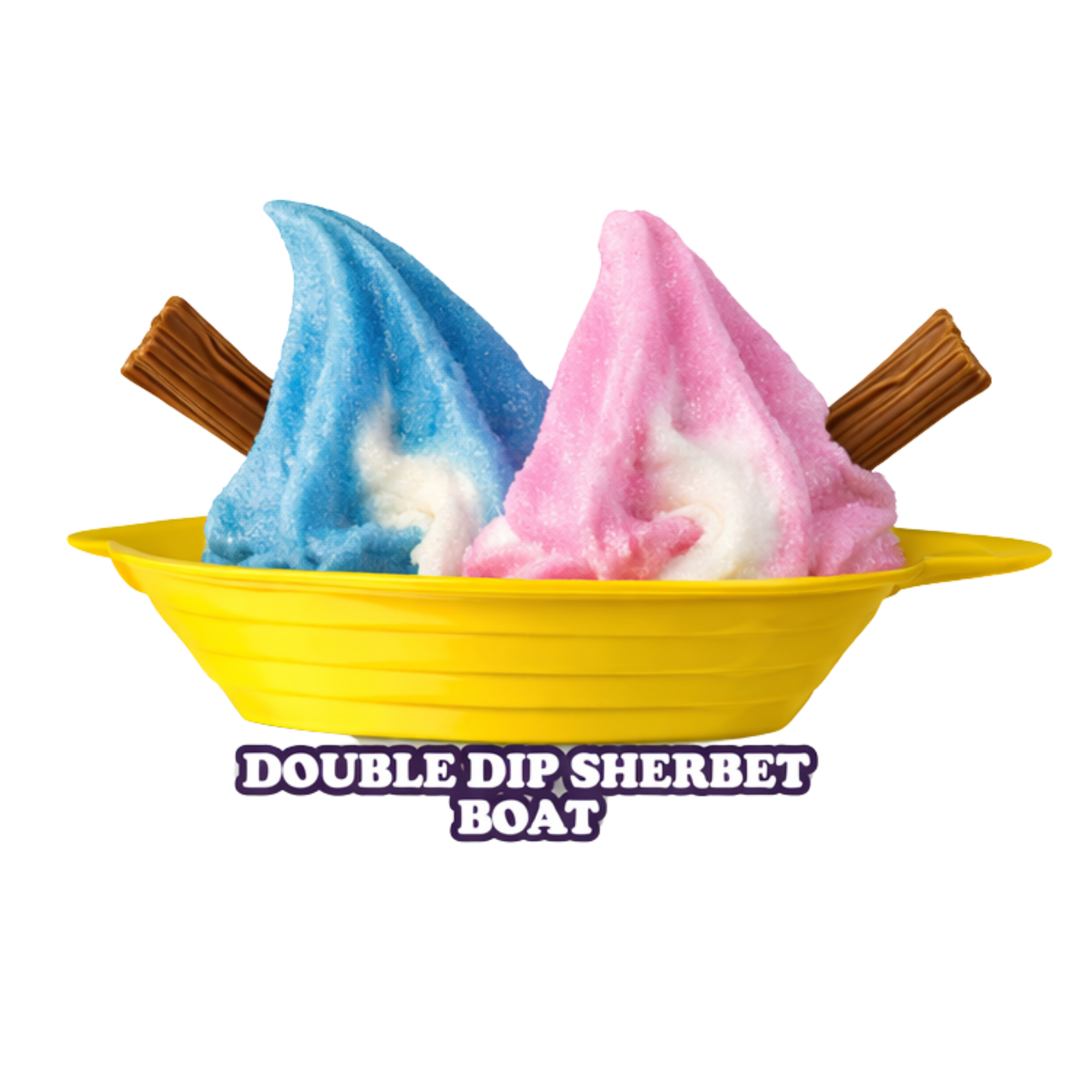 Double Dip Sherbet Boat