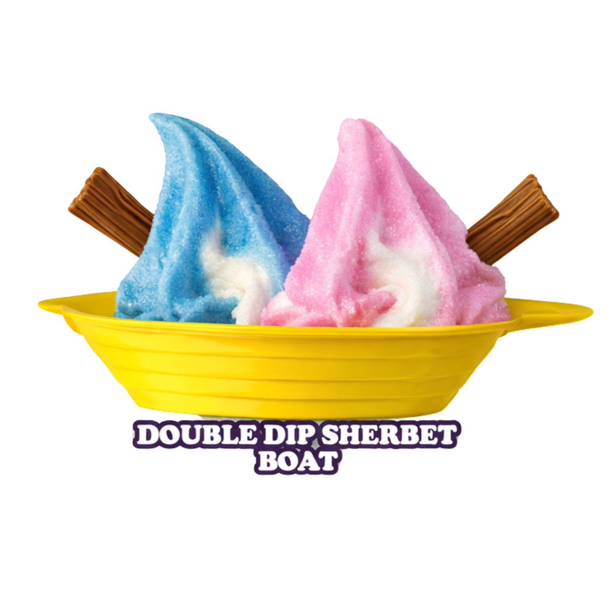 Double Dip Sherbet Boat