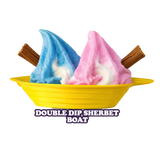Double Dip Sherbet Boat